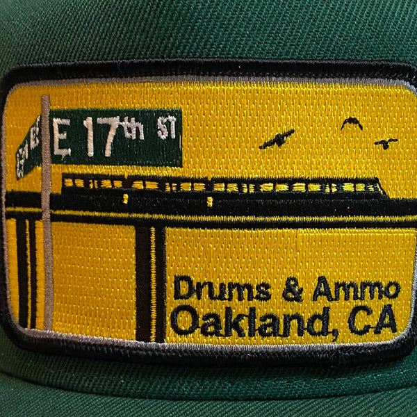 "The View" Oakland Patched Green Trucker Hat